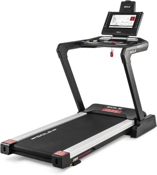 SOLE Fitness F85 Folding Treadmill with 15.6 Inch LCD Touchscreen